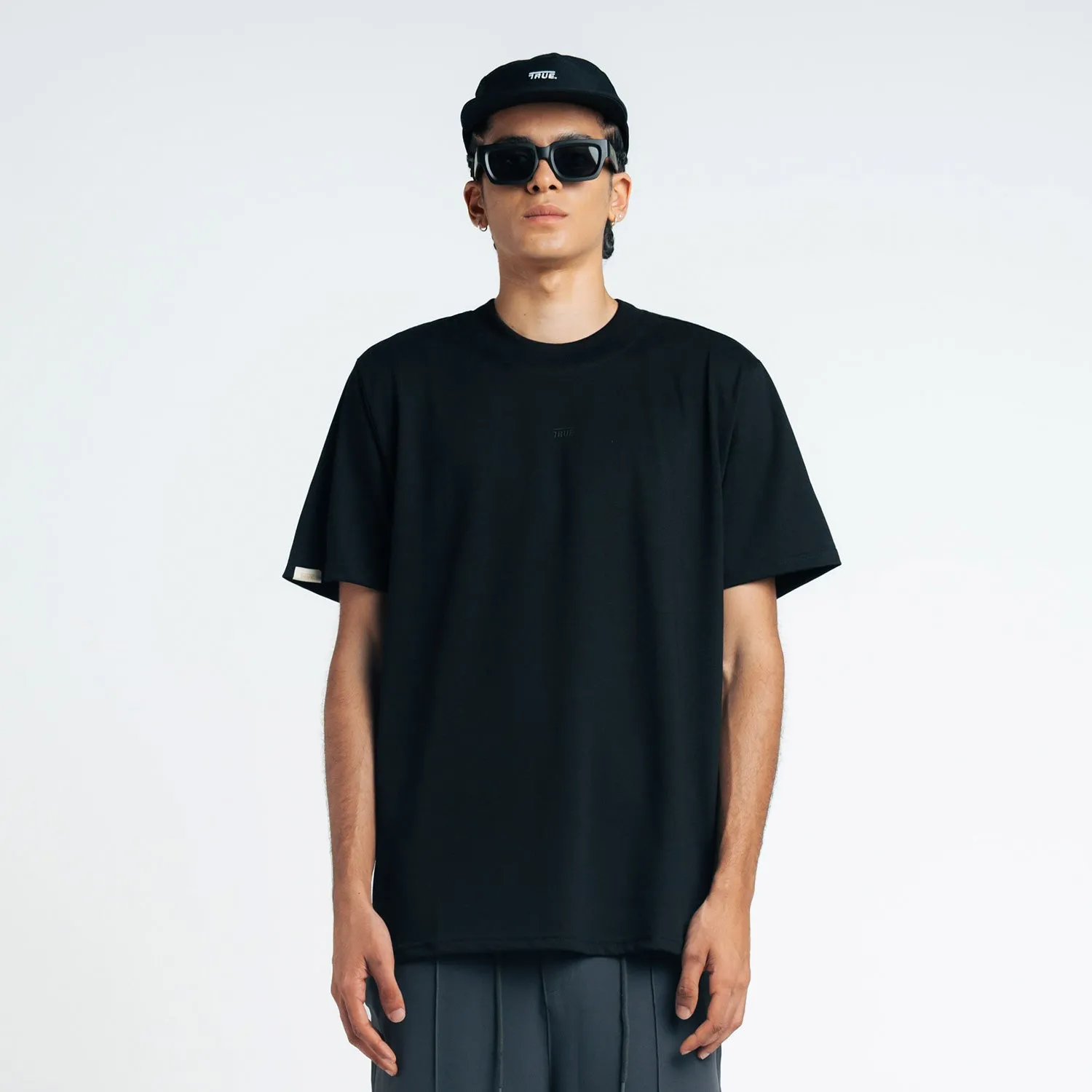 Black Logo Classic Tee - Black