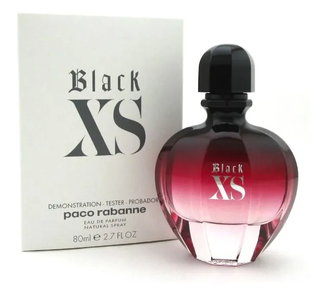 Black XS Tester Con Tapa 80ML EDP Mujer Paco Rabanne