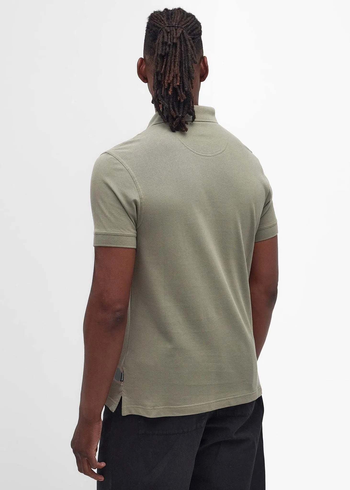 Blaine polo - dusty green