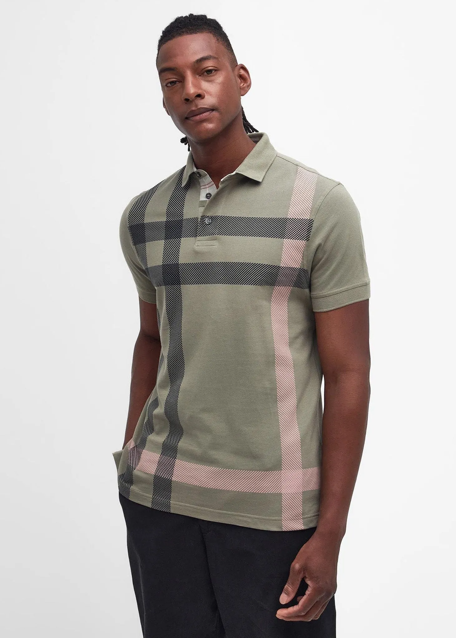 Blaine polo - dusty green