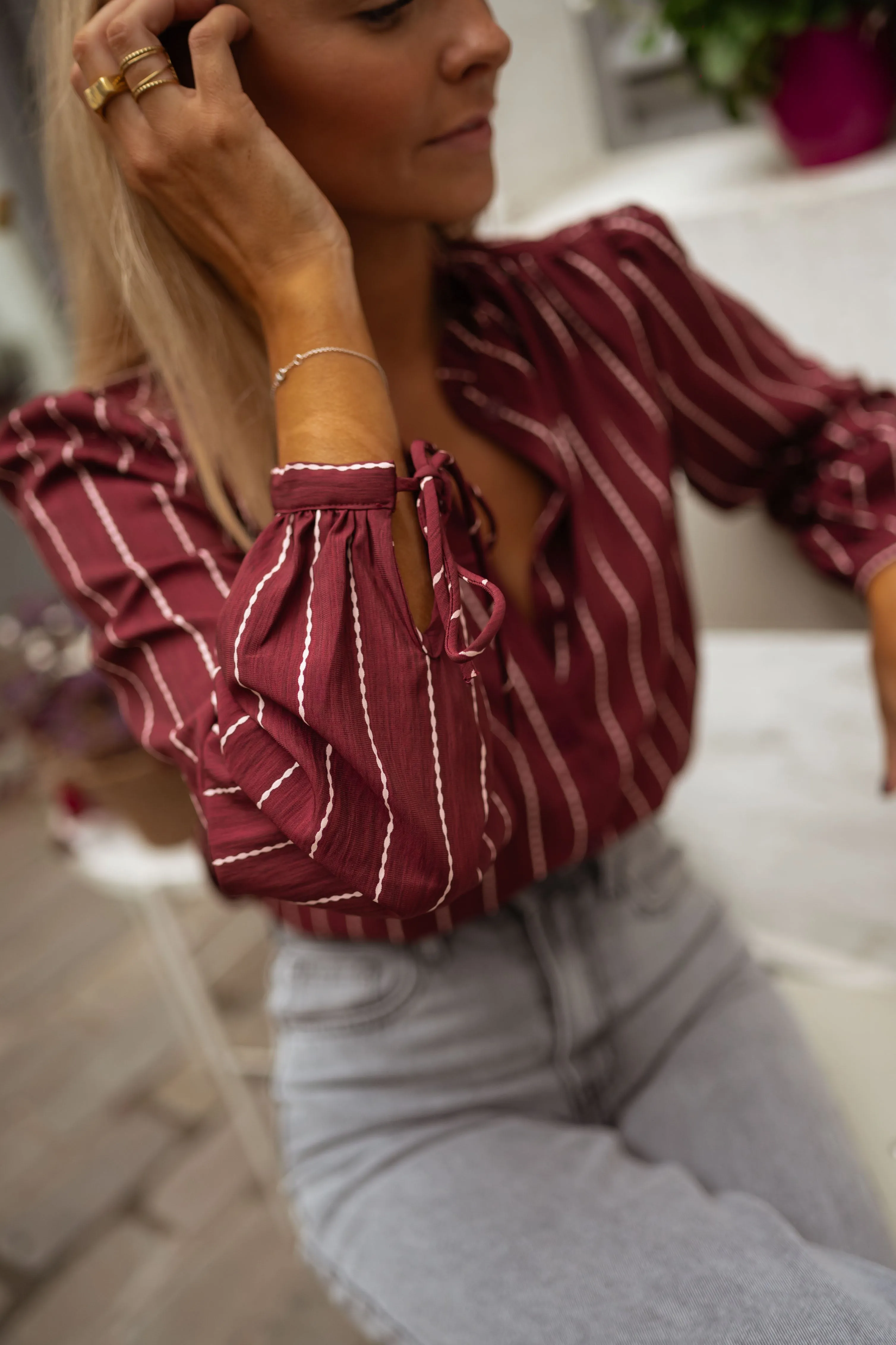 Blouse Dorli - bordeaux