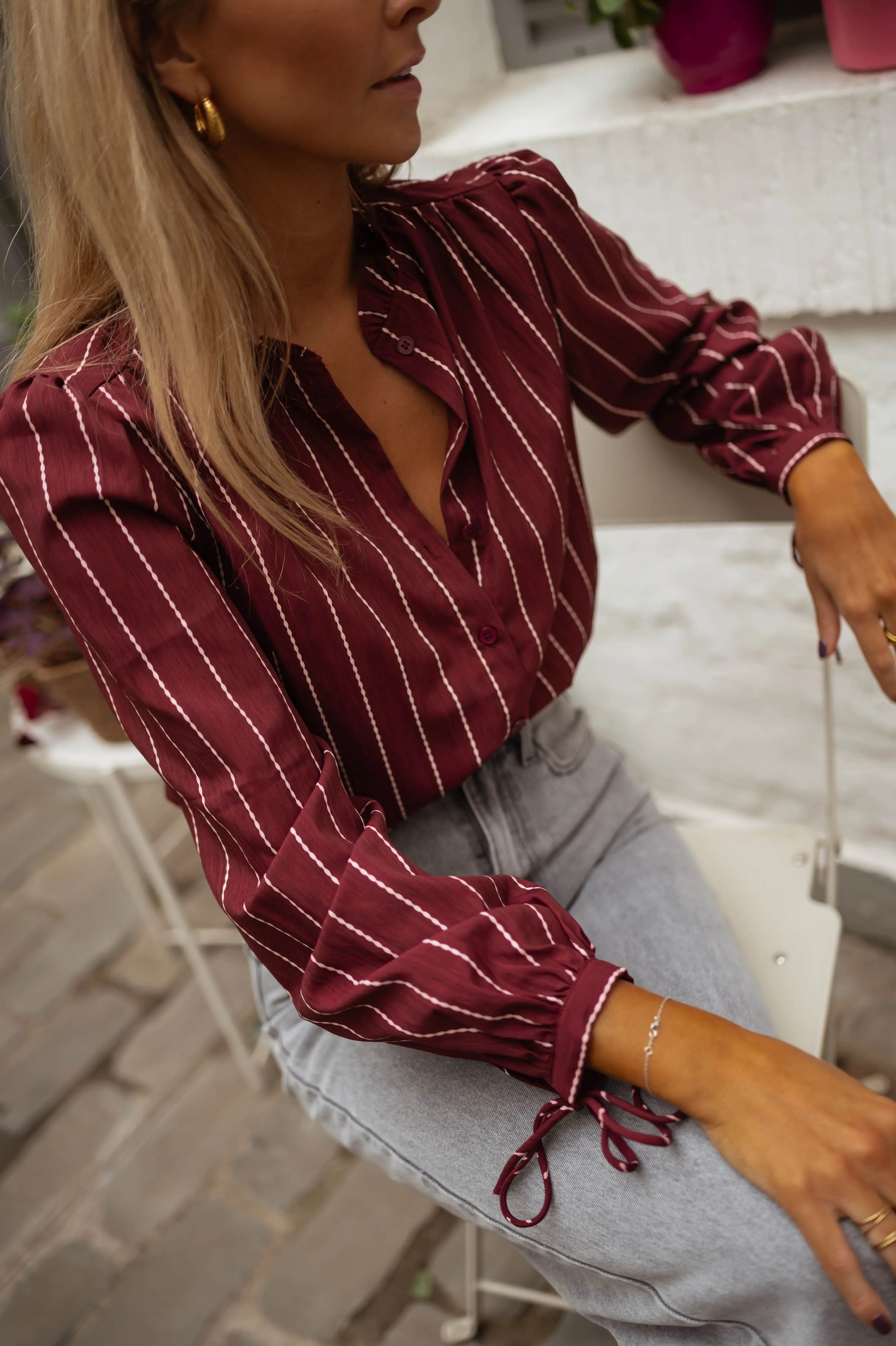 Blouse Dorli - bordeaux