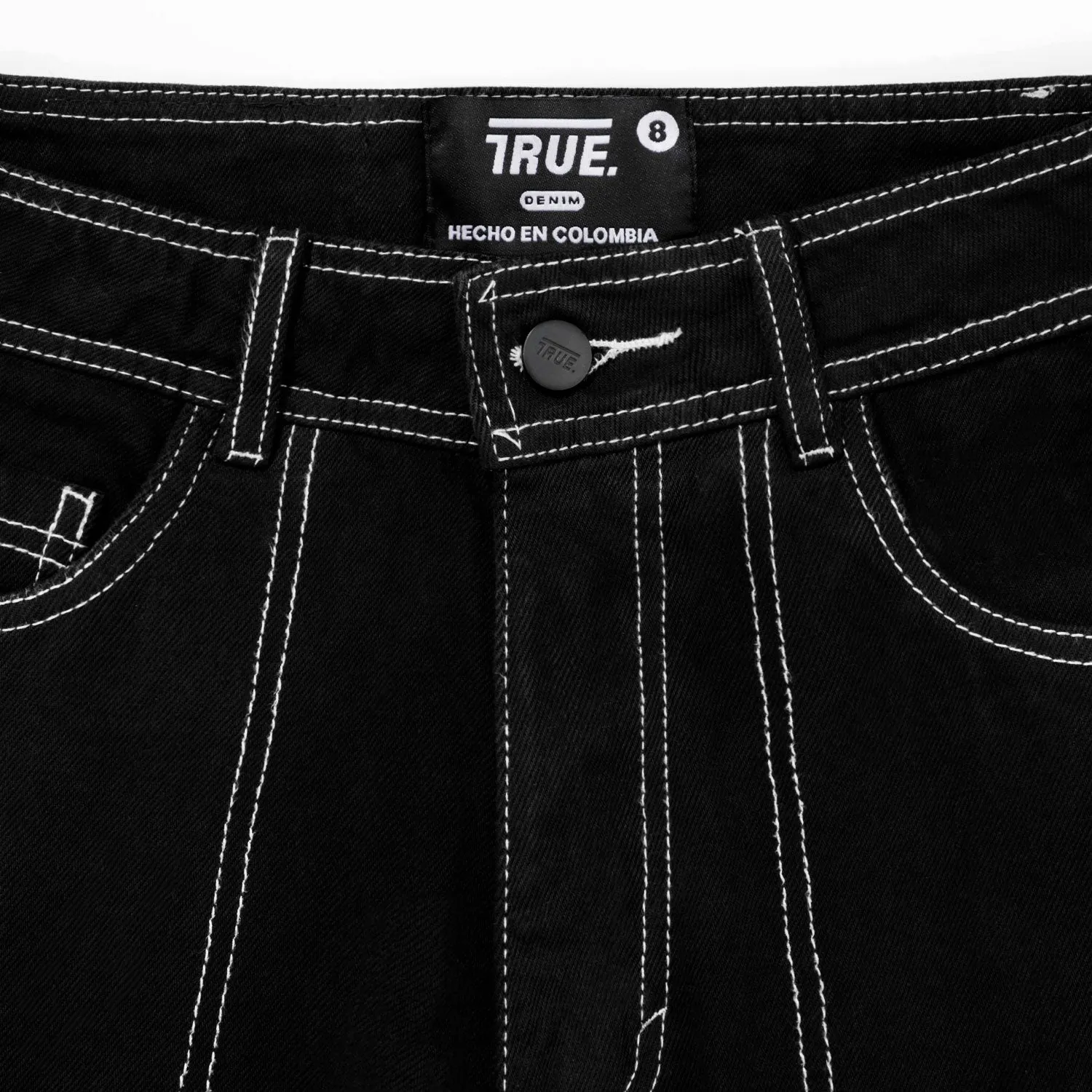 Cargo Multi-Pocket Pants - Black