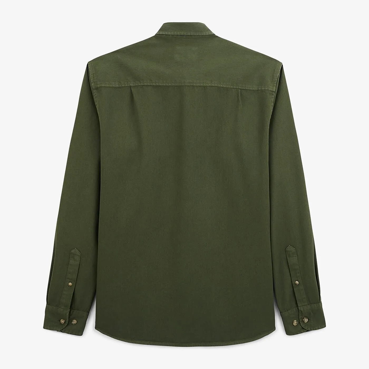 Chemise épaisse en coton unie army