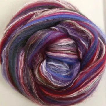 Merino Silk Roving 25g