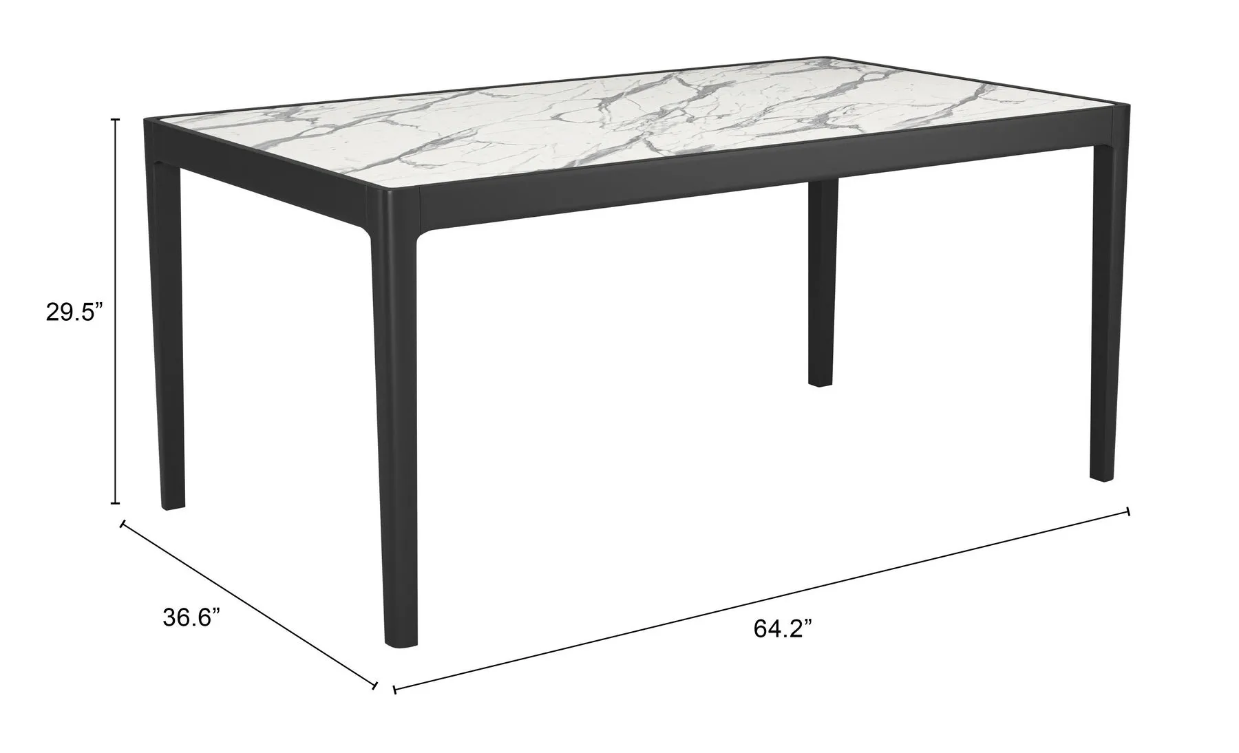 Mesa de Comedor Tokai - Negro