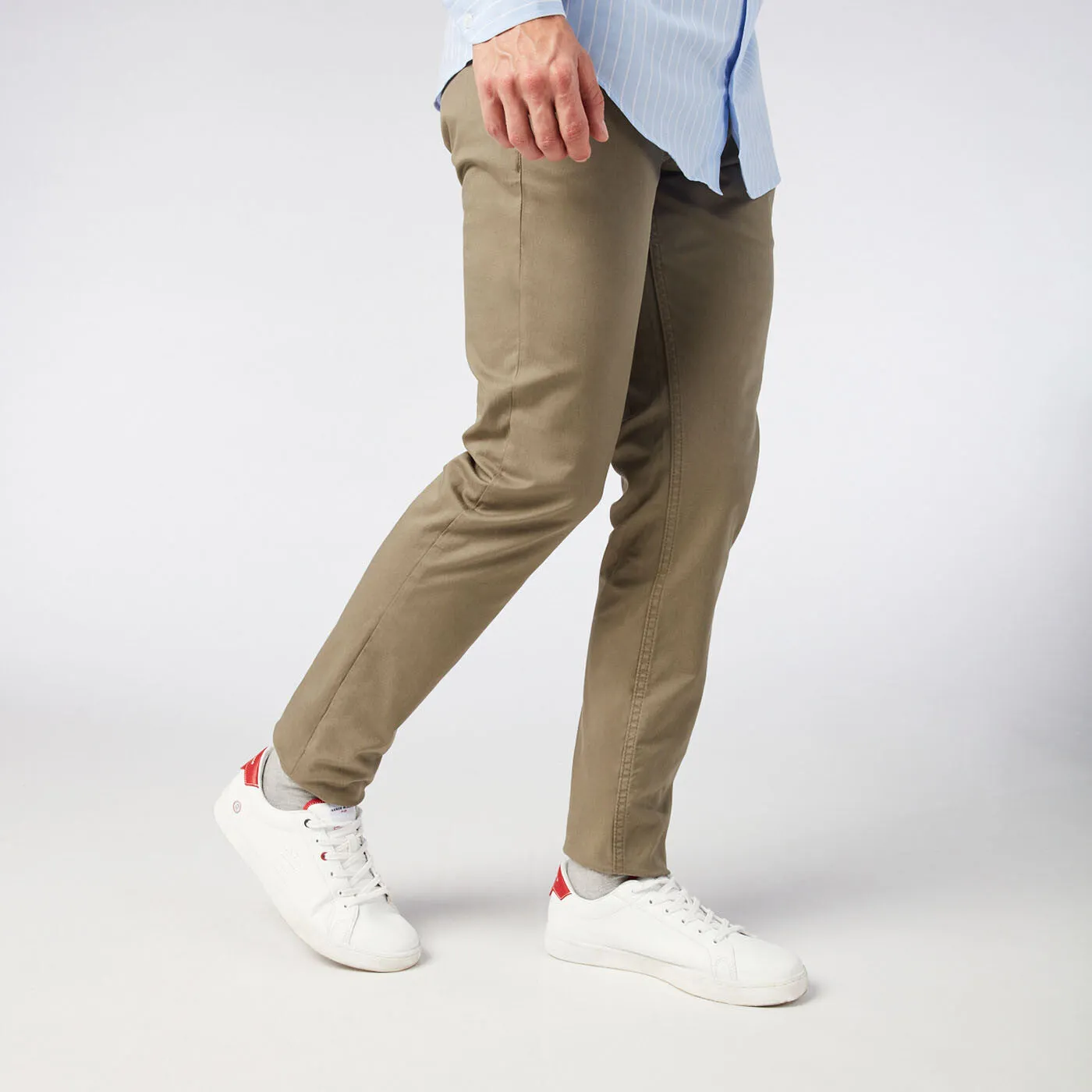 Pantalon homme chino 721 vert coupe slim