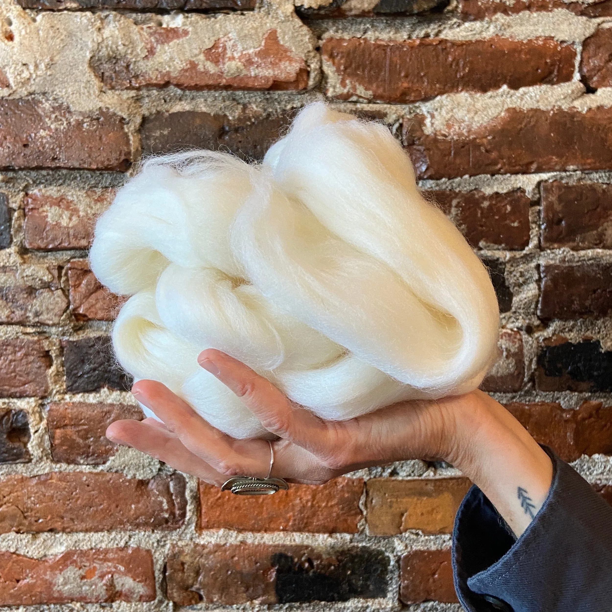 Sea Mist - Merino Wool Top Roving - 50 gram (1.75 oz) Ball - Color 701