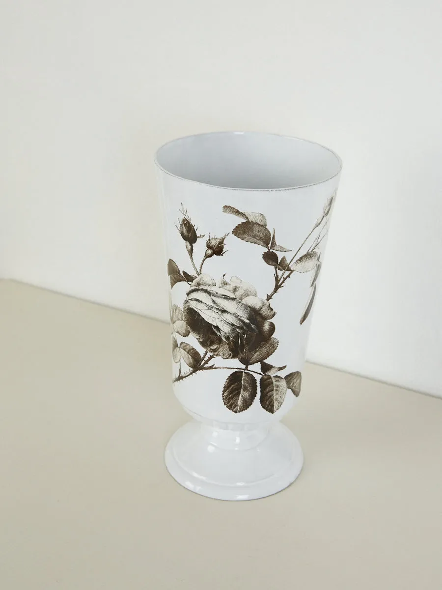 Sepia Rose Vase