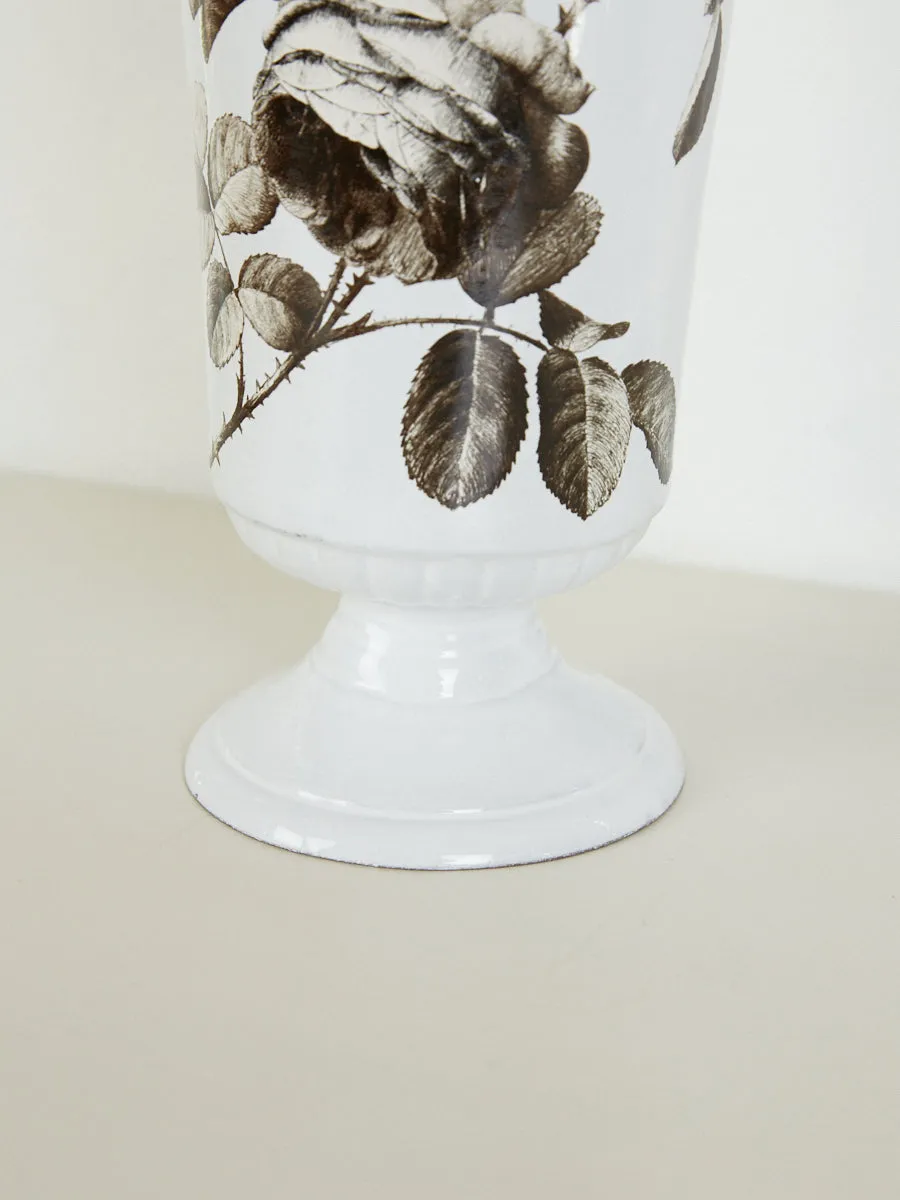 Sepia Rose Vase