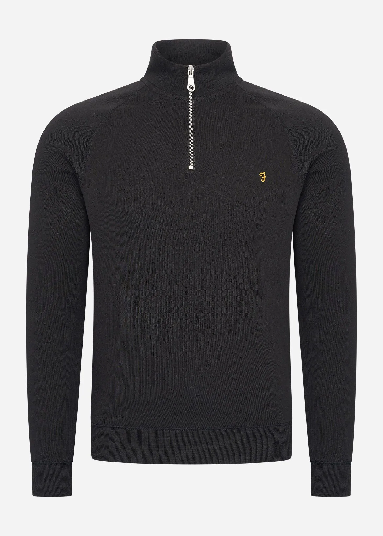 Sweatshirt jim 1/4 zip - black