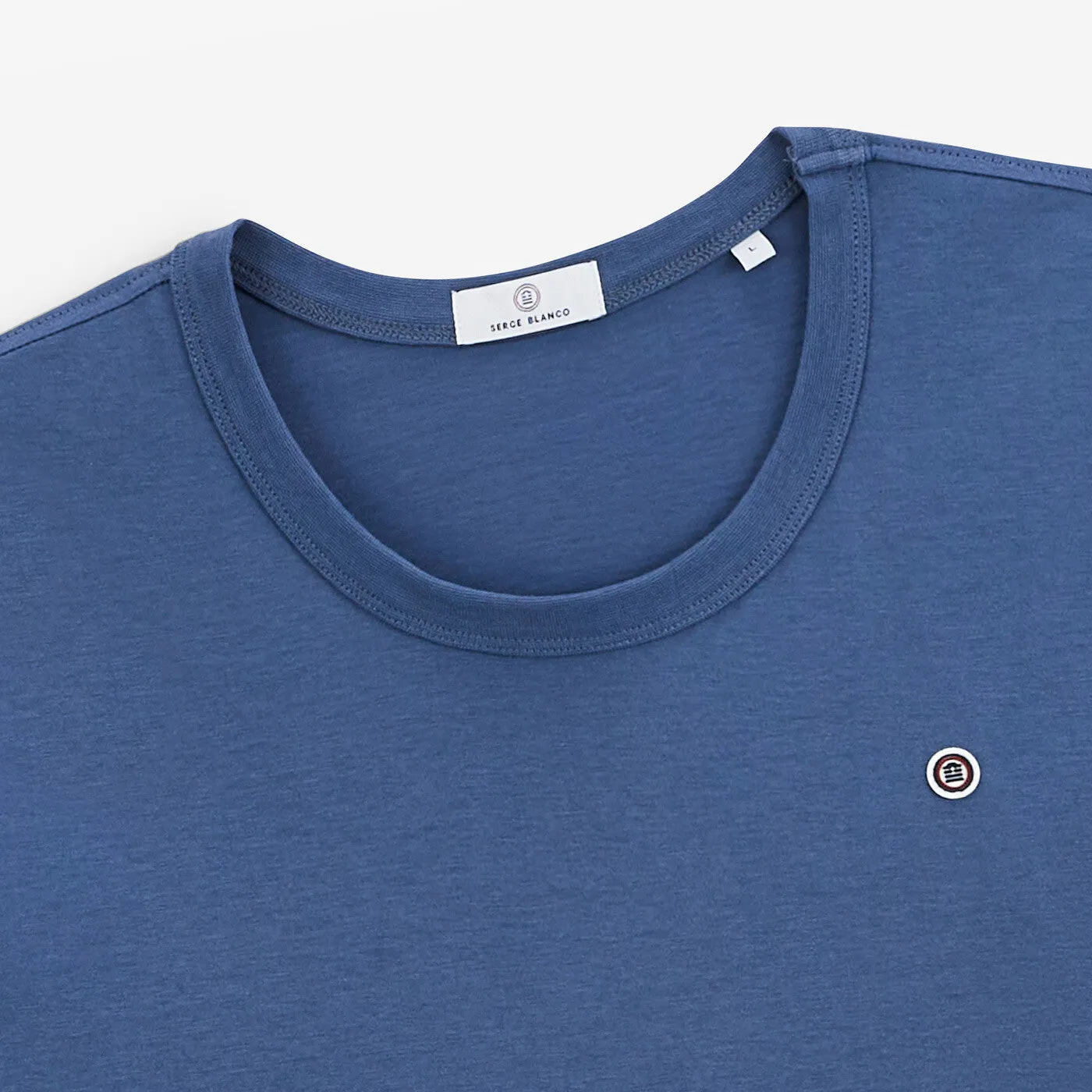 T-shirt Theo bleu indigo