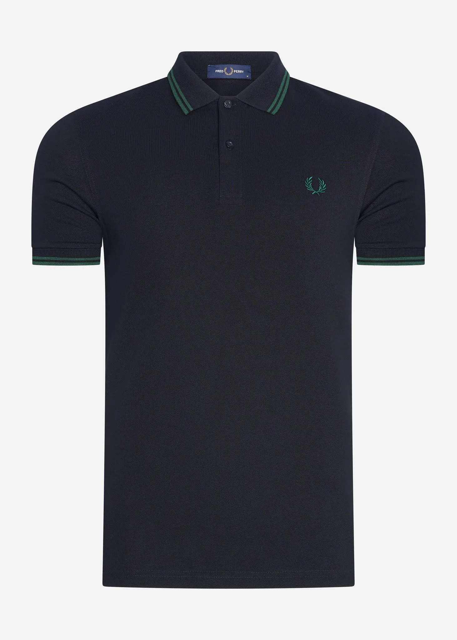 Twin tipped fred perry shirt - black ivy