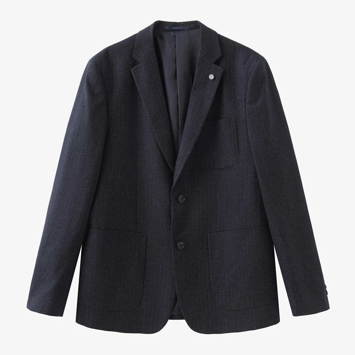 Veste Blazer Simon rayée denim