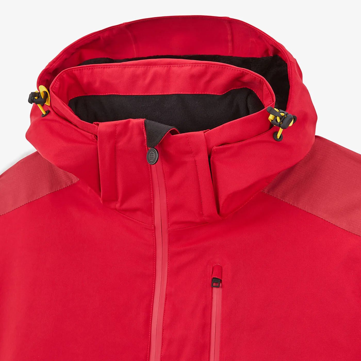 Veste de ski Zermatt rouge tulipe